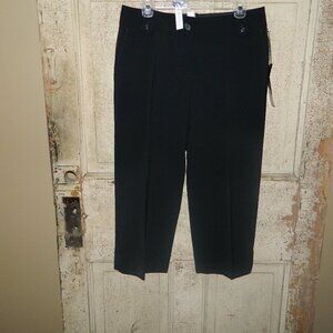 WHBM Legacy Crop Leg Pants Black Size 10 (SS-38)